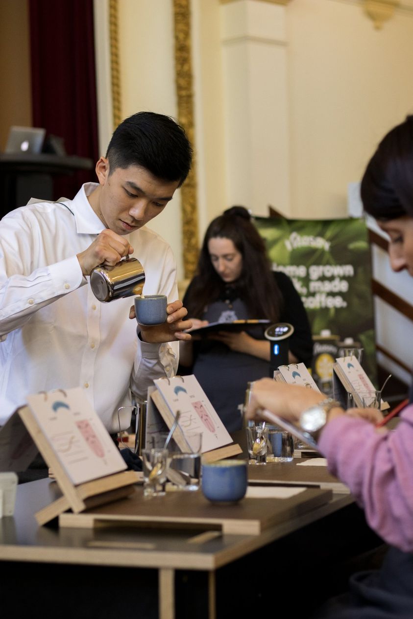 Gabrel Tan and David Chun perform strongly at ASCA Coffee Championships