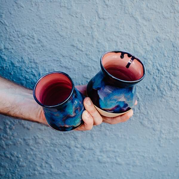How does cup shape affect flavour?