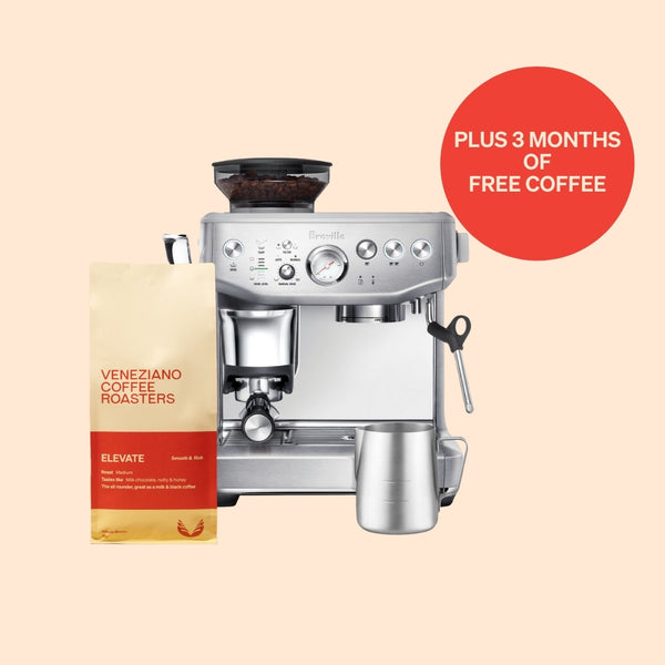 イタリア　【変圧器とグラインダー付き】Breville Barista Breville Barista Express Impress - Veneziano Coffee Roasters