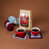 Cardigang Crochet Coaster x Festive Blend Kit