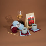 Cardigang Crochet Coaster x Festive Blend Kit