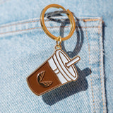 Iced Coffee Keyring