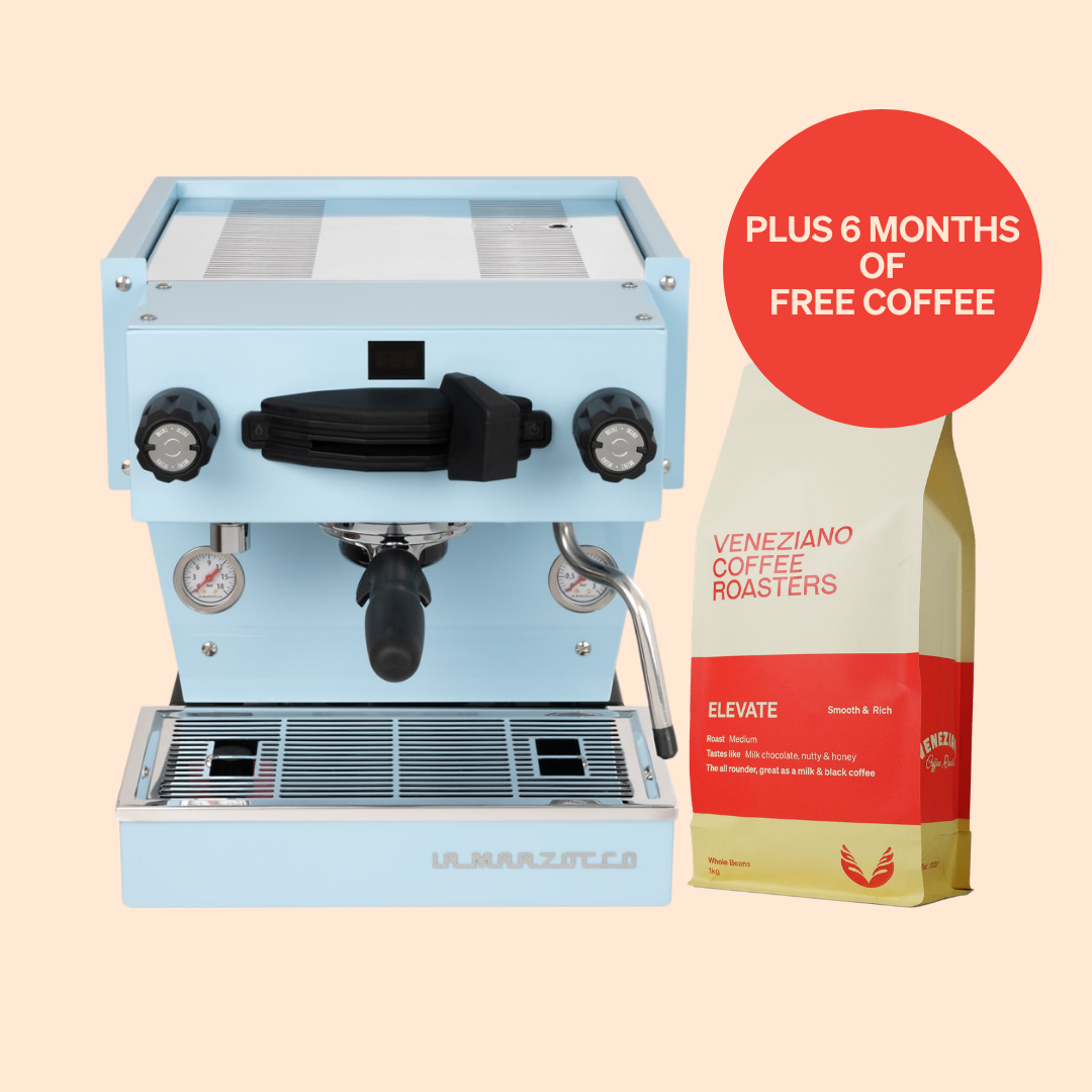 La Marzocco Linea Mini with 6 months of coffee EOFY promotion