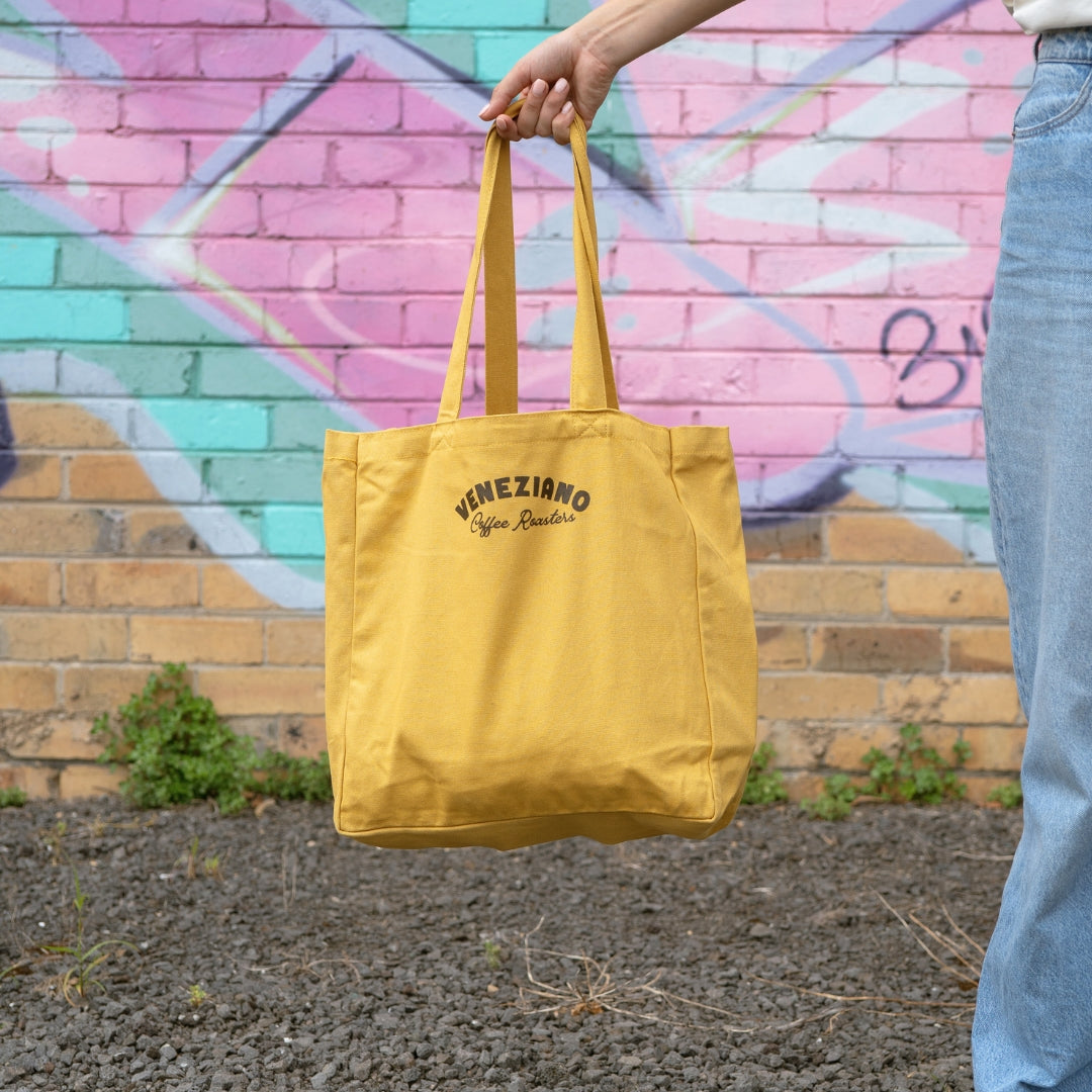 Summer Tote Bag - mustard