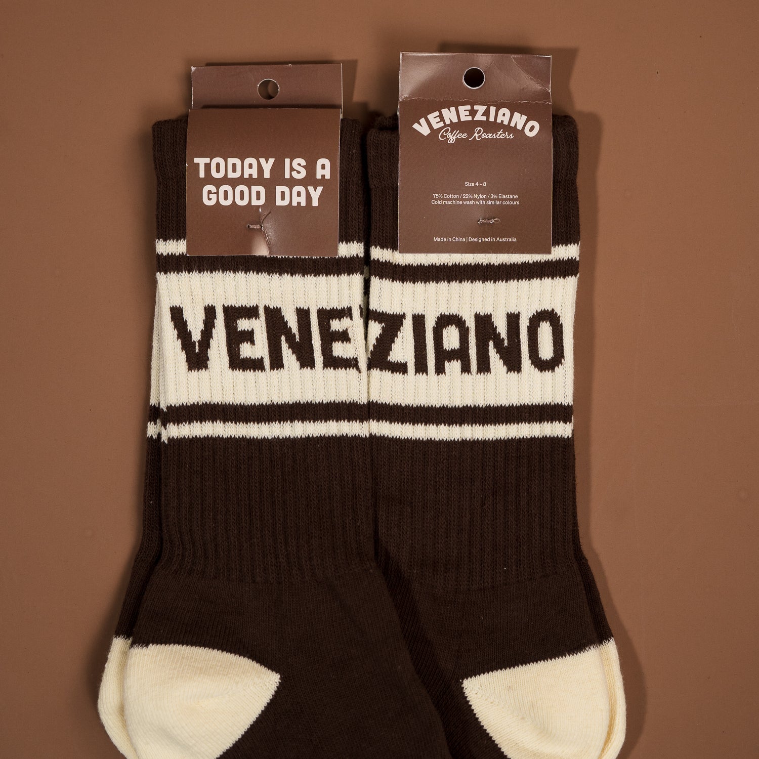 Espresso Crew Socks